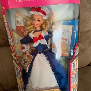 NIB Colonial Barbie American story collection